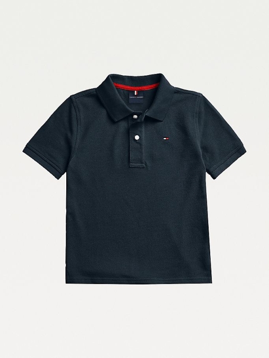 Tommy Hilfiger Adaptive Kurzes Sleeve Polo Shirts Kinder Dunkelblau | AT356NSGC