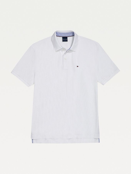 Tommy Hilfiger Adaptive Regular Fit Ivy Polo Shirts Herren Weiß | AT415HCXV