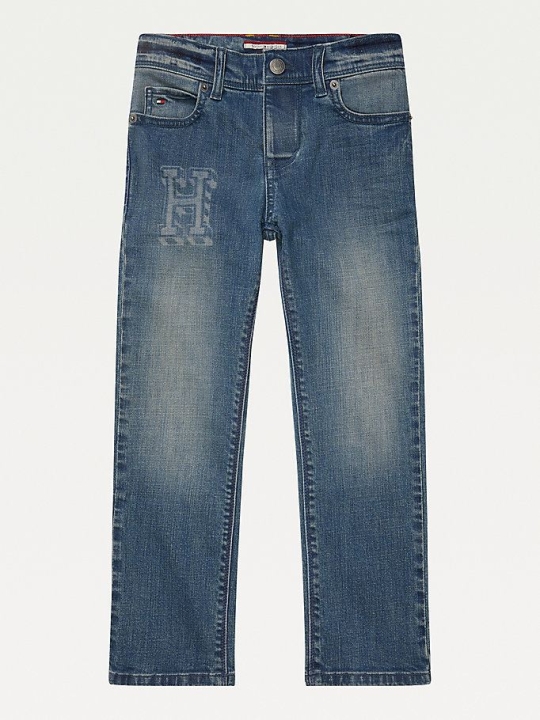 Tommy Hilfiger Adaptive Slim Gerade Jeans Kinder Waschen | AT956DQAG