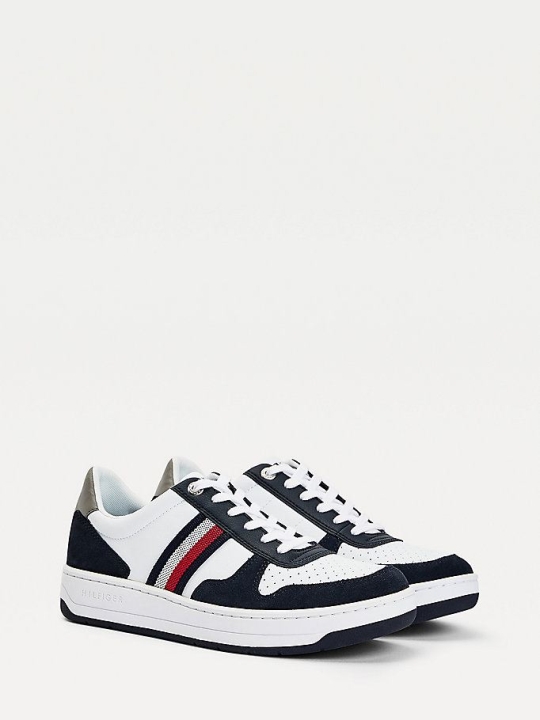 Tommy Hilfiger Basket Cupsole Sneakers Herren Weiß | AT612QDVS