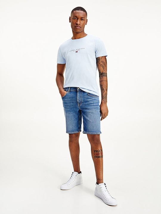 Tommy Hilfiger Brooklyn Regular Faded Denim Kurze Hose Herren Indigo | AT456XYUG