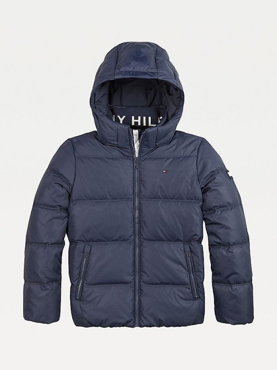 Tommy Hilfiger Essential Down Jacke Kinder Hellnavy | AT824JOIP