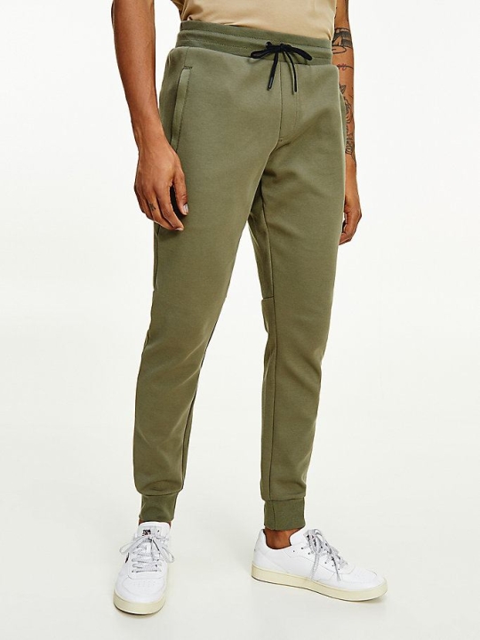 Tommy Hilfiger Essential Drawstring Taille Tapered Jogginghose Herren Olivgrün | AT610UZIR