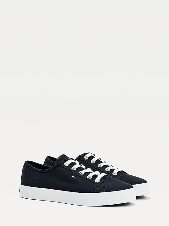 Tommy Hilfiger Essential Nautical Sneakers Damen Dunkelblau | AT786OIFJ