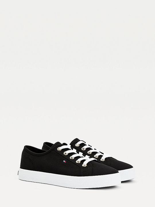 Tommy Hilfiger Essential Nautical Sneakers Damen Schwarz | AT837WSZN