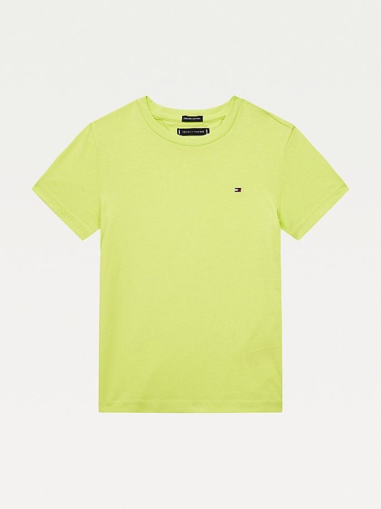 Tommy Hilfiger Essential Organic Baumwoll T-shirts Kinder Hellgrün | AT063GWVE