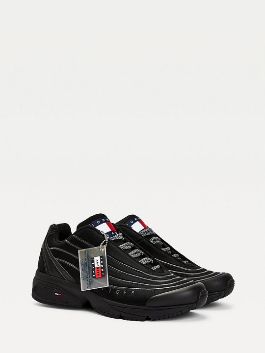 Tommy Hilfiger Heritage Reflective Sneakers Herren Schwarz | AT012NKWF