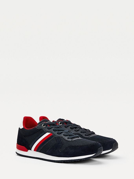 Tommy Hilfiger Iconic Sneakers Herren Dunkelblau | AT023BQZM