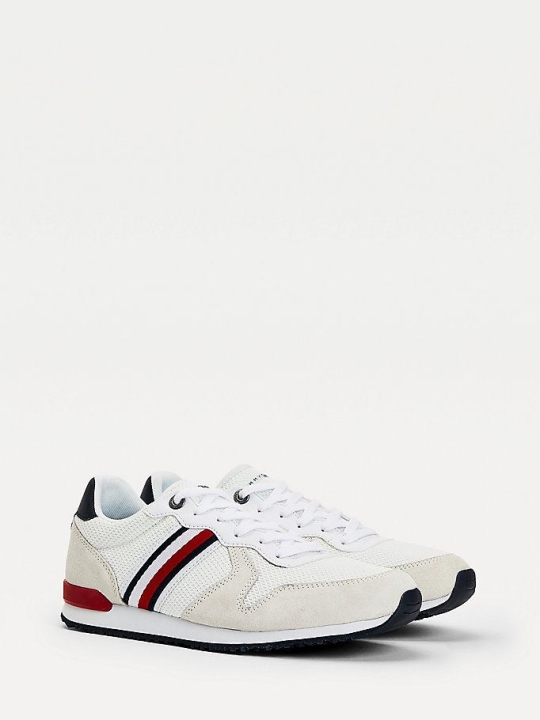 Tommy Hilfiger Iconic Sneakers Herren Rot Weiß Blau | AT953JHOF