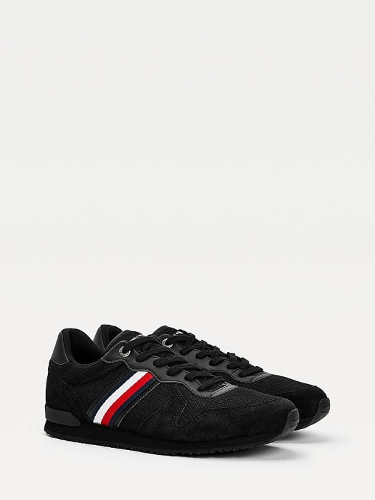 Tommy Hilfiger Iconic Sneakers Herren Schwarz | AT827CBZT