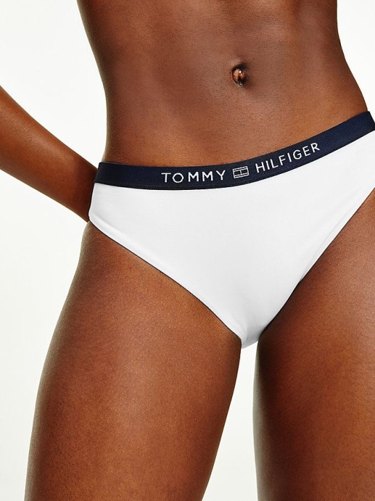 Tommy Hilfiger Klassische Bikini Bottoms Bademode Damen Weiß | AT394VCHM