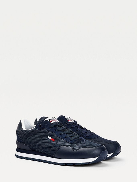 Tommy Hilfiger Low-Top Mesh Sneakers Herren Hellnavy | AT186NQJD