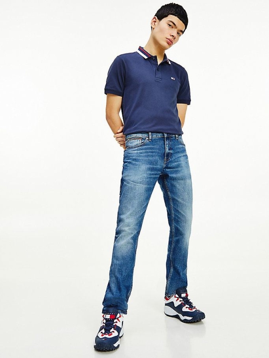 Tommy Hilfiger Scanton Slim Faded Jeans Herren Dunkelblau | AT321CPDO