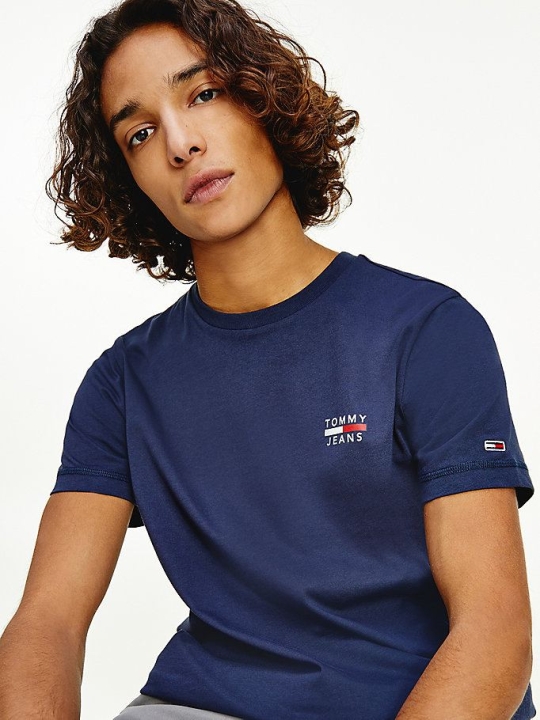 Tommy Hilfiger Slim Fit High Neck T-shirts Herren Hellnavy | AT365WGMF