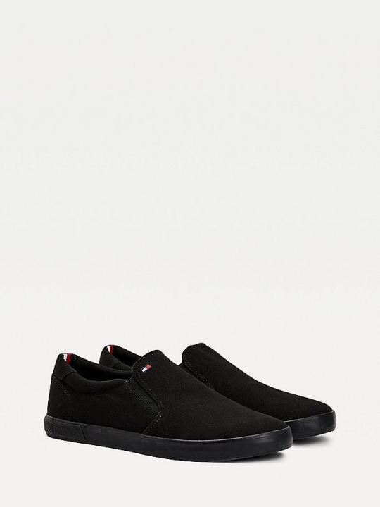 Tommy Hilfiger Slip-On Sneakers Herren Schwarz | AT957SXCU