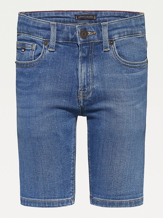 Tommy Hilfiger Spencer Denim Kurze Hose Kinder Blau | AT354BKCF