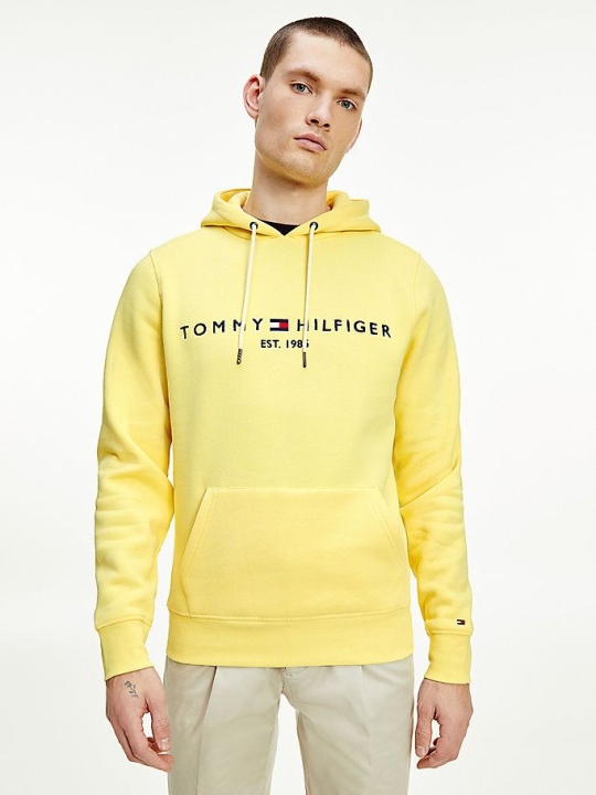 Tommy Hilfiger TH Flex Fleece Hoodie Herren Zitrone | AT083RJFG