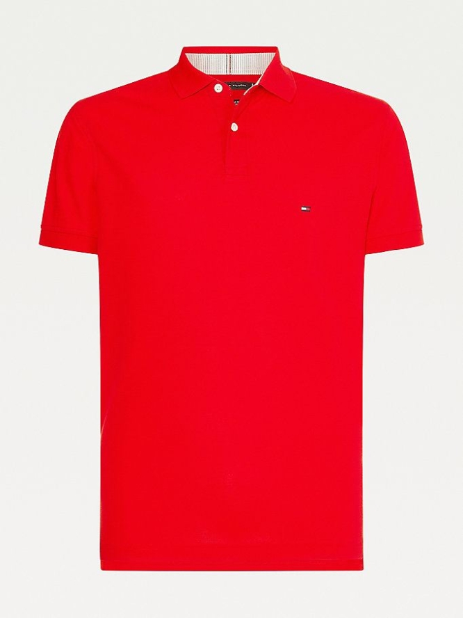 Tommy Hilfiger 1985 Regular Fit Polo Shirts Herren Rot | AT624EFAW