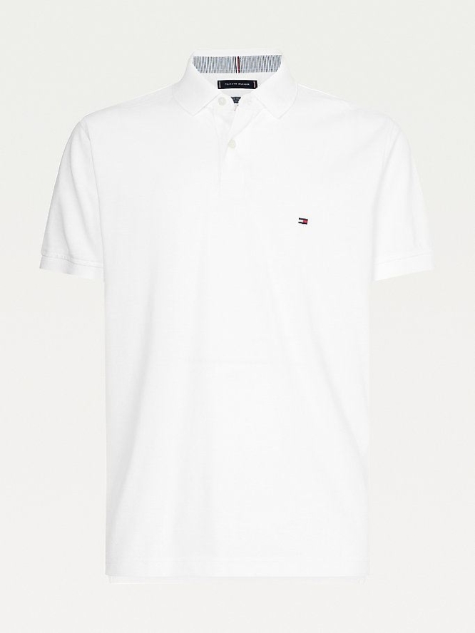 Tommy Hilfiger 1985 Regular Fit Polo Shirts Herren Weiß | AT702NZFW