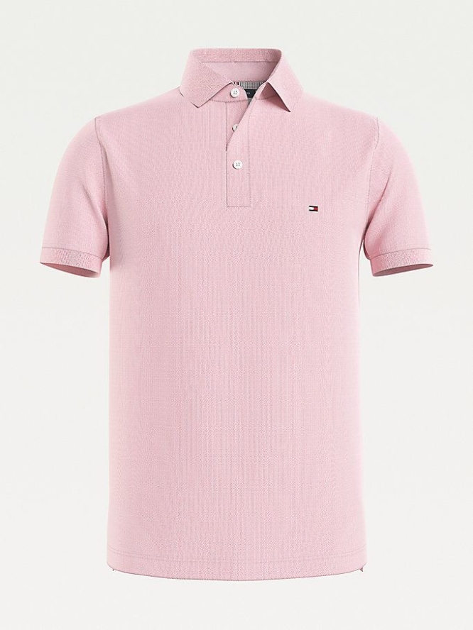 Tommy Hilfiger 1985 Slim Fit Polo Shirts Herren Rosa | AT629DWJA