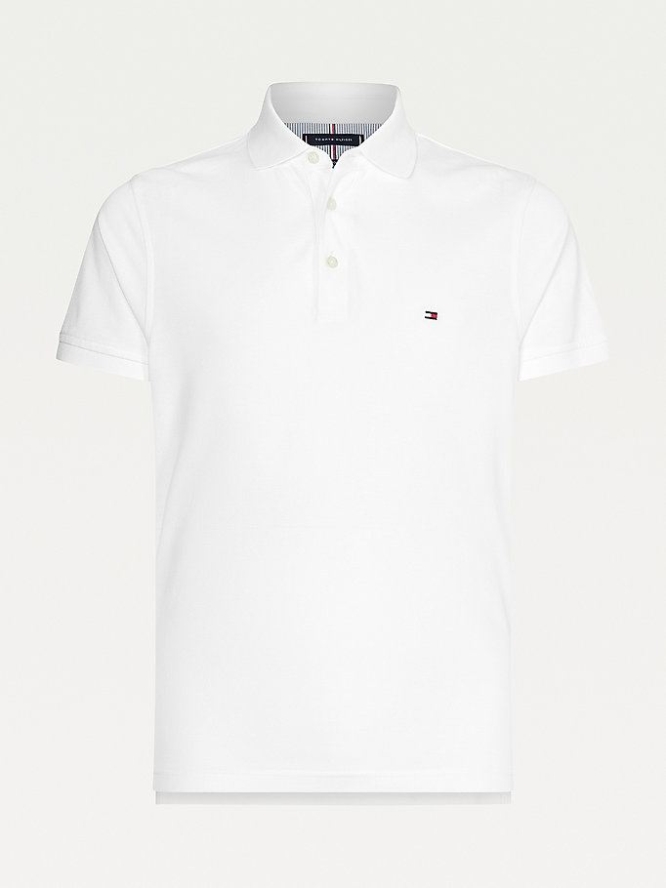 Tommy Hilfiger 1985 Slim Fit Polo Shirts Herren Weiß | AT781HRFE