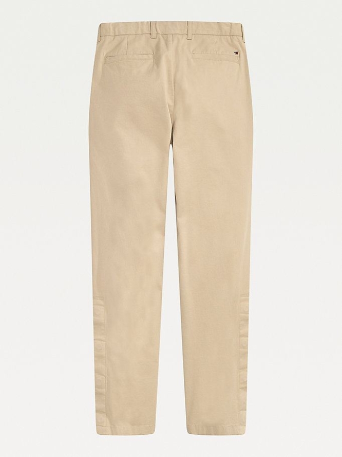 Tommy Hilfiger Adaptive Custom Fit Baumwoll Chino-hosen Herren Khaki | AT140CVQU