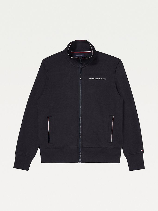 Tommy Hilfiger Adaptive Essential Tech Track Jacke Herren Schwarz | AT630LNMC