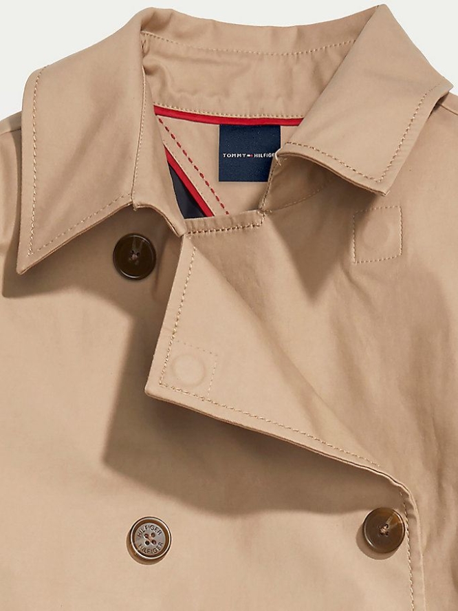 Tommy Hilfiger Adaptive Klassische Trench Jacke Damen Khaki | AT391AYUI