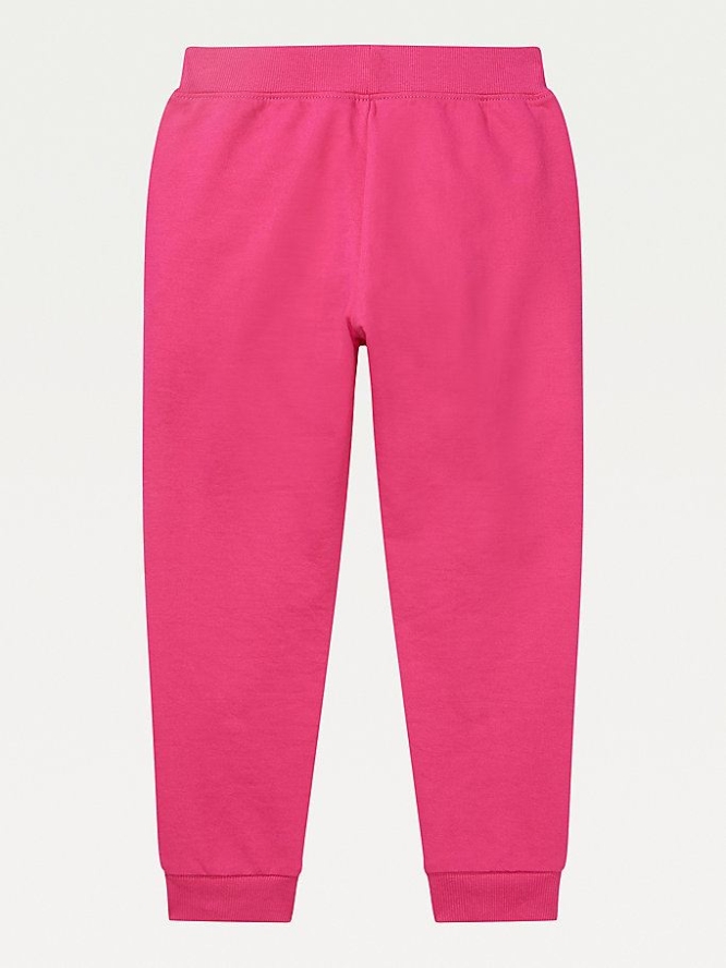 Tommy Hilfiger Adaptive Logo Jogginghose Kinder Rosa | AT675NAIP