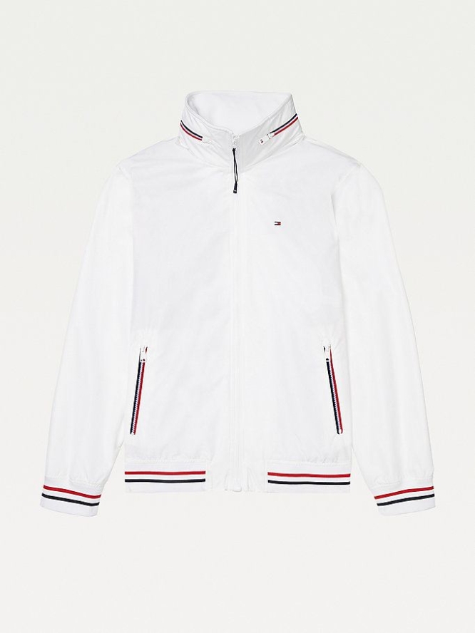 Tommy Hilfiger Adaptive Yacht Jacke Herren Weiß | AT109RHBG