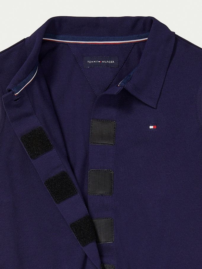 Tommy Hilfiger Adaptive Ärmellose Play Kleider Kinder Blau | AT825JFNV