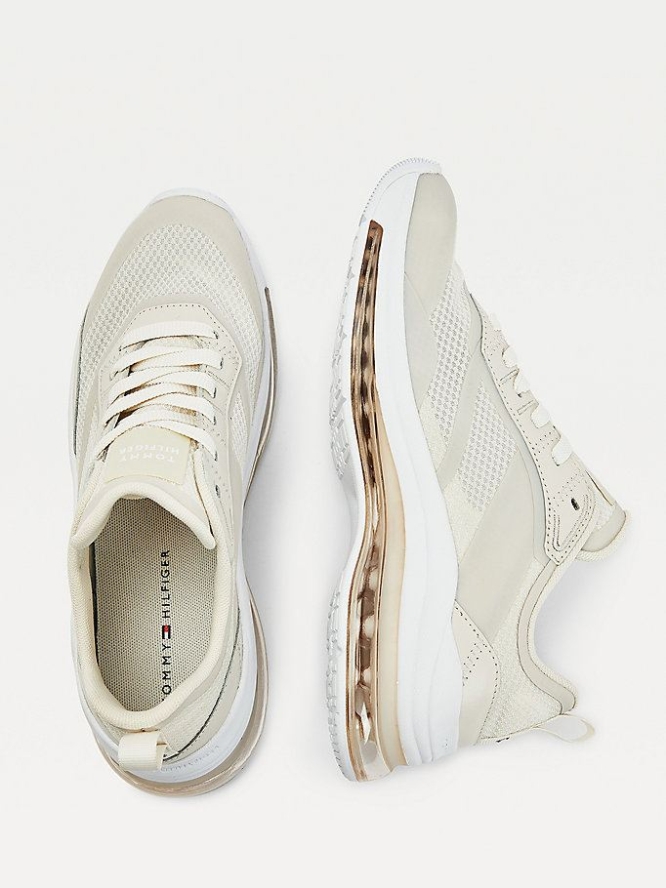 Tommy Hilfiger Air Bubble Sneakers Damen Weiß | AT024NFWT