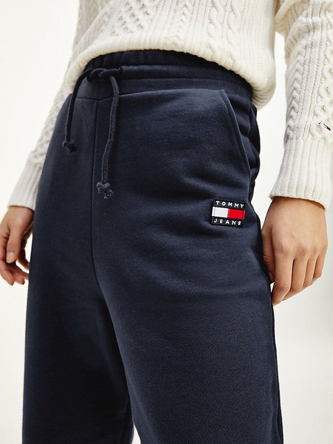 Tommy Hilfiger Badge Relaxed Fit Jogginghose Damen Hellnavy | AT069VBNY