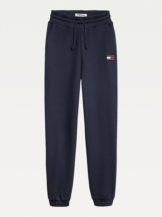 Tommy Hilfiger Badge Relaxed Fit Jogginghose Damen Hellnavy | AT069VBNY