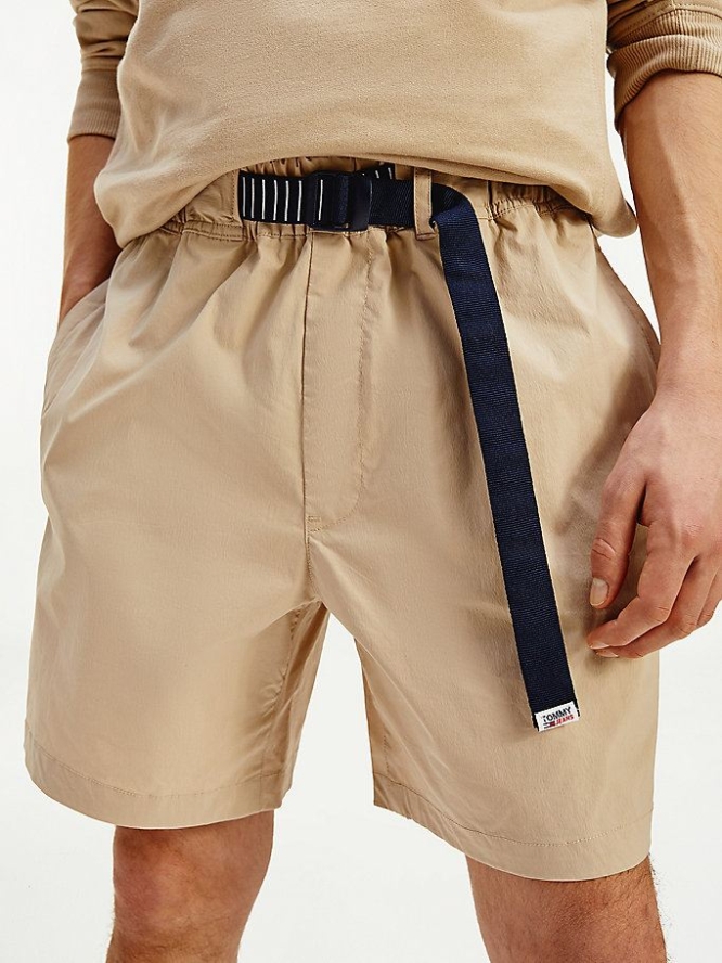 Tommy Hilfiger Belted Beach Kurze Hose Herren Beige | AT132SFXH