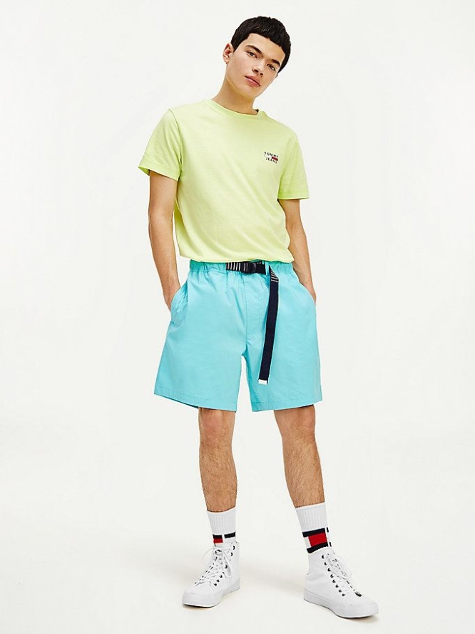 Tommy Hilfiger Belted Beach Kurze Hose Herren Blau | AT983HQWO