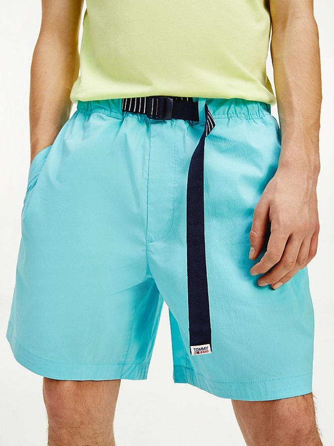 Tommy Hilfiger Belted Beach Kurze Hose Herren Blau | AT983HQWO