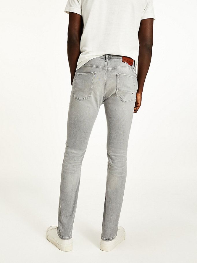 Tommy Hilfiger Bleecker Extra Slim Faded Jeans Herren Grau | AT316BDRP