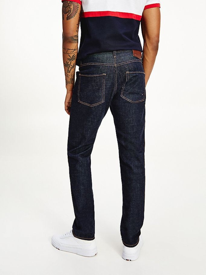 Tommy Hilfiger Bleecker Slim Jeans Herren Schwarz | AT507XSUE