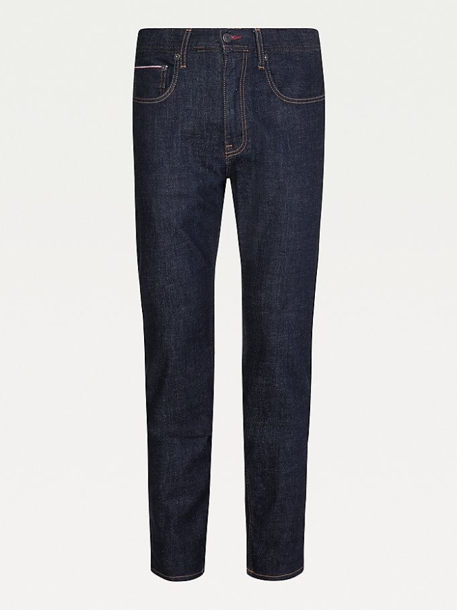 Tommy Hilfiger Bleecker Slim Jeans Herren Schwarz | AT507XSUE