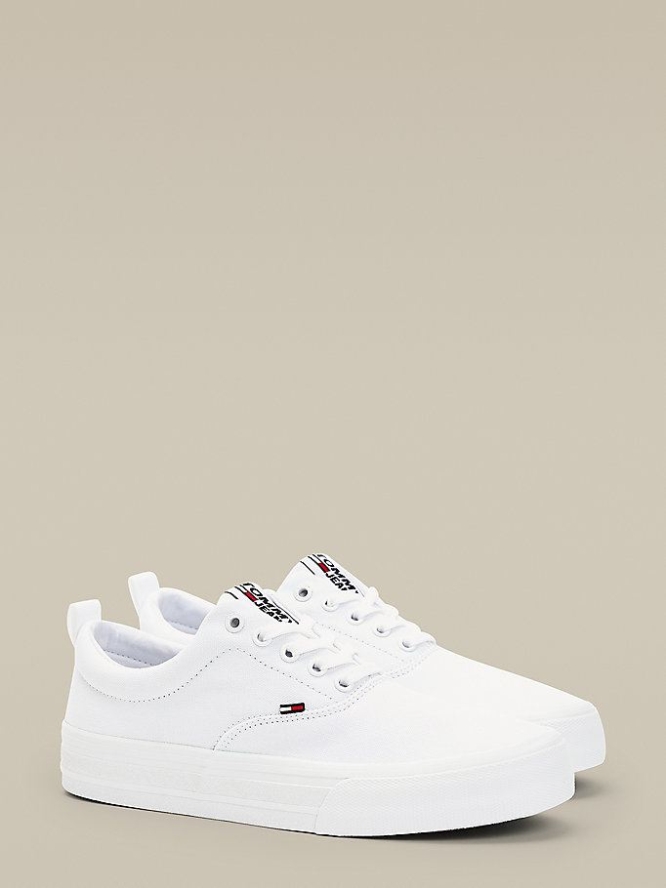 Tommy Hilfiger Classics Low-Top Sneakers Herren Weiß | AT157NYIA