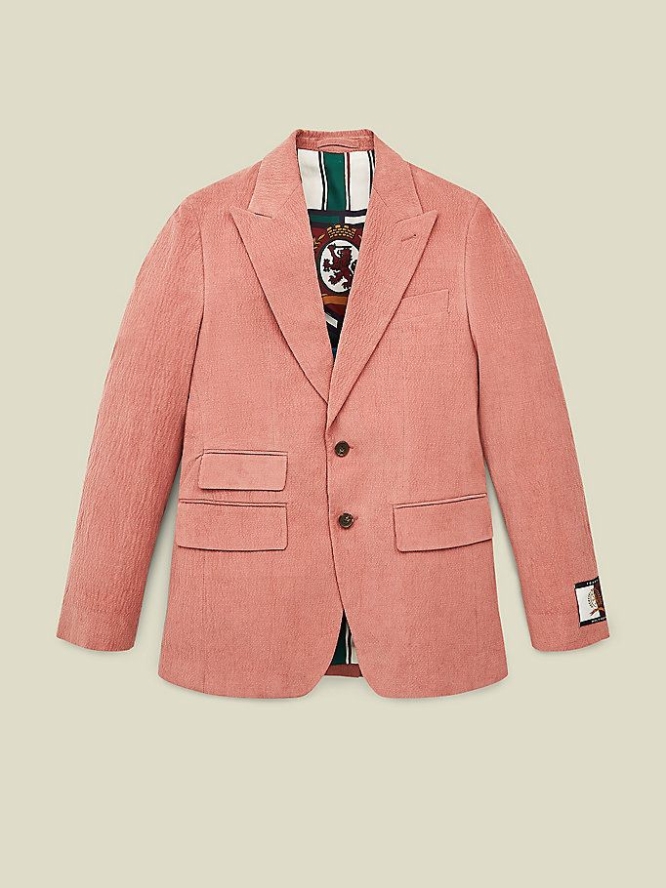 Tommy Hilfiger Corduroy Crest Blazer Herren Rosa | AT739LXOK