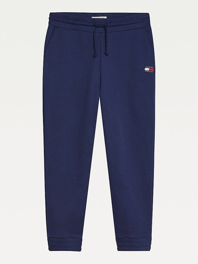 Tommy Hilfiger Curve Badge Relaxed Fit Jogginghose Damen Hellnavy | AT230UIMG