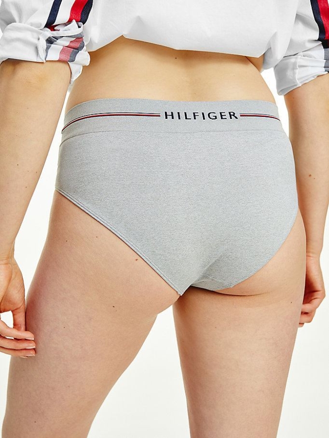 Tommy Hilfiger Curve Seamless Logo Briefs Unterwäsche Damen Grau | AT153SNZB