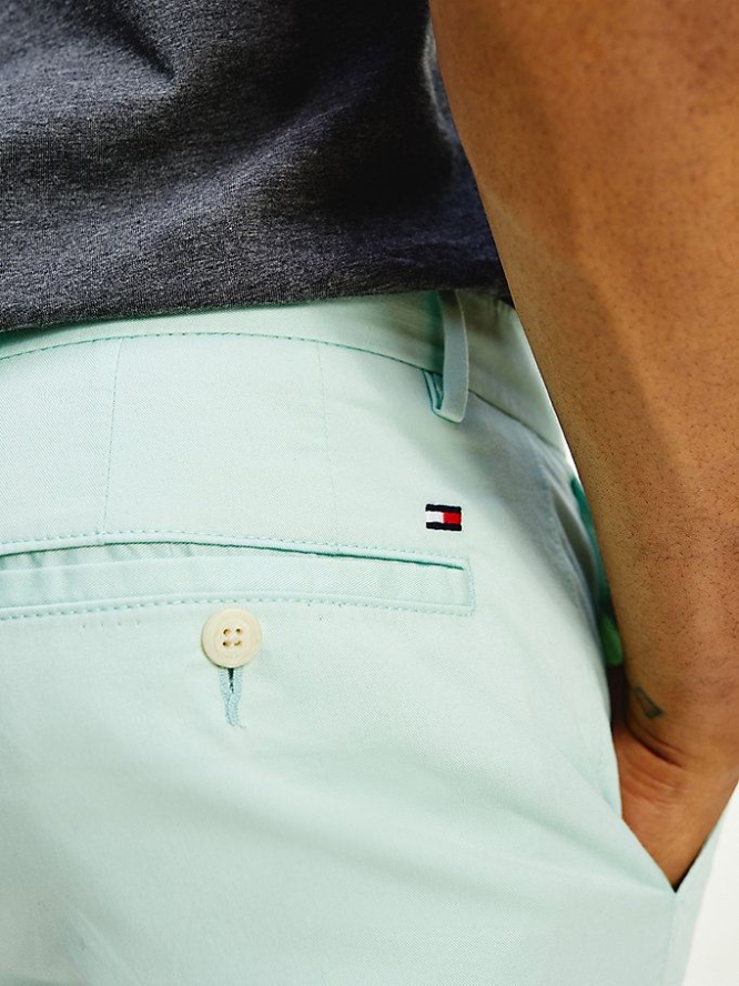 Tommy Hilfiger Denton Gerade TH Flex Chino-hosen Herren Grün | AT381KCZM