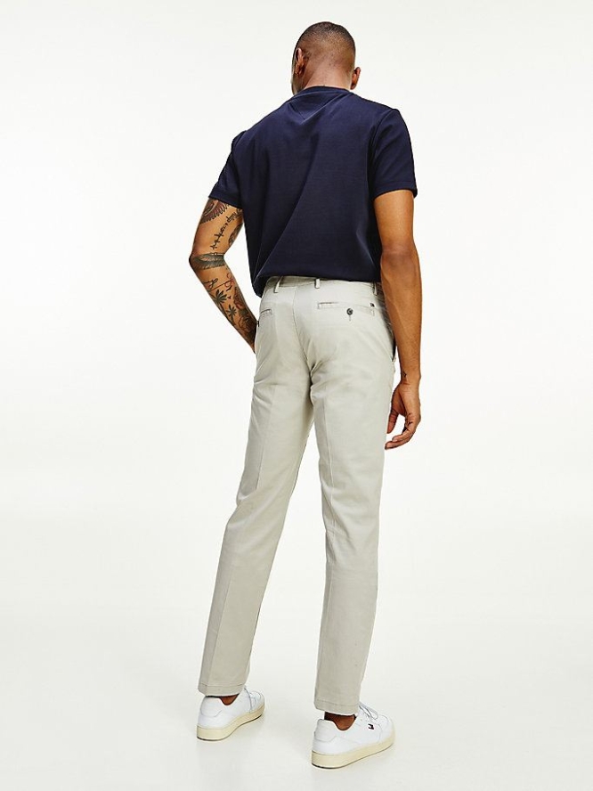 Tommy Hilfiger Denton Gerade TH Flex Chino-hosen Herren Grau | AT703LEDV