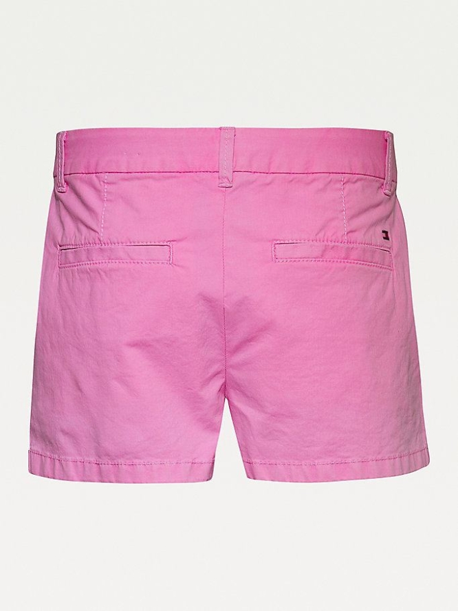 Tommy Hilfiger Essential Chino Kurze Hose Kinder Rosa | AT326ZGNP