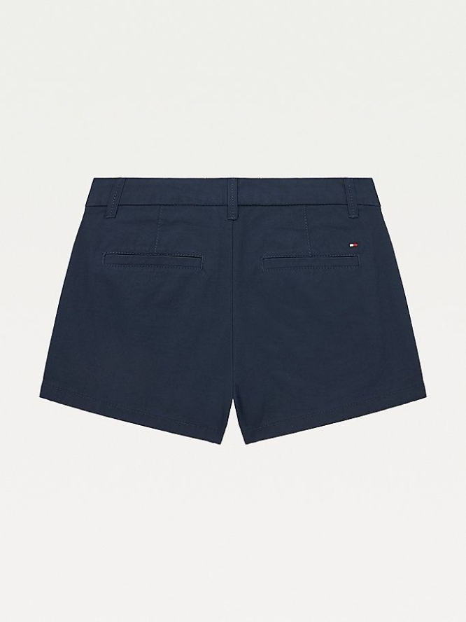 Tommy Hilfiger Essential Chino Kurze Hose Kinder Hellnavy | AT713DUZQ