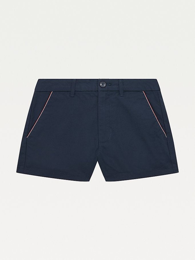 Tommy Hilfiger Essential Chino Kurze Hose Kinder Hellnavy | AT713DUZQ