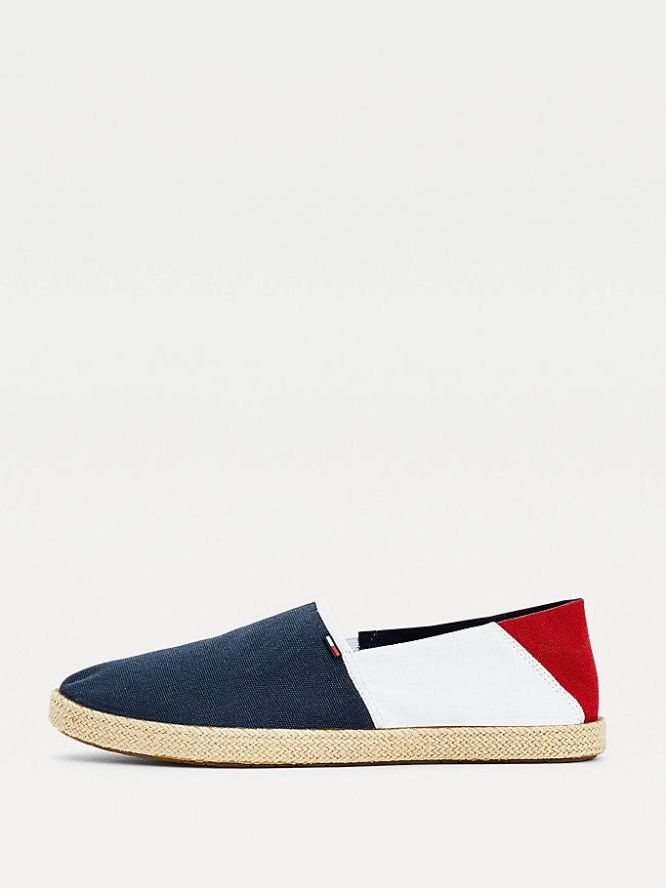 Tommy Hilfiger Essential Espadrilles Freizeitschuhe Herren Weiß | AT301CHAQ